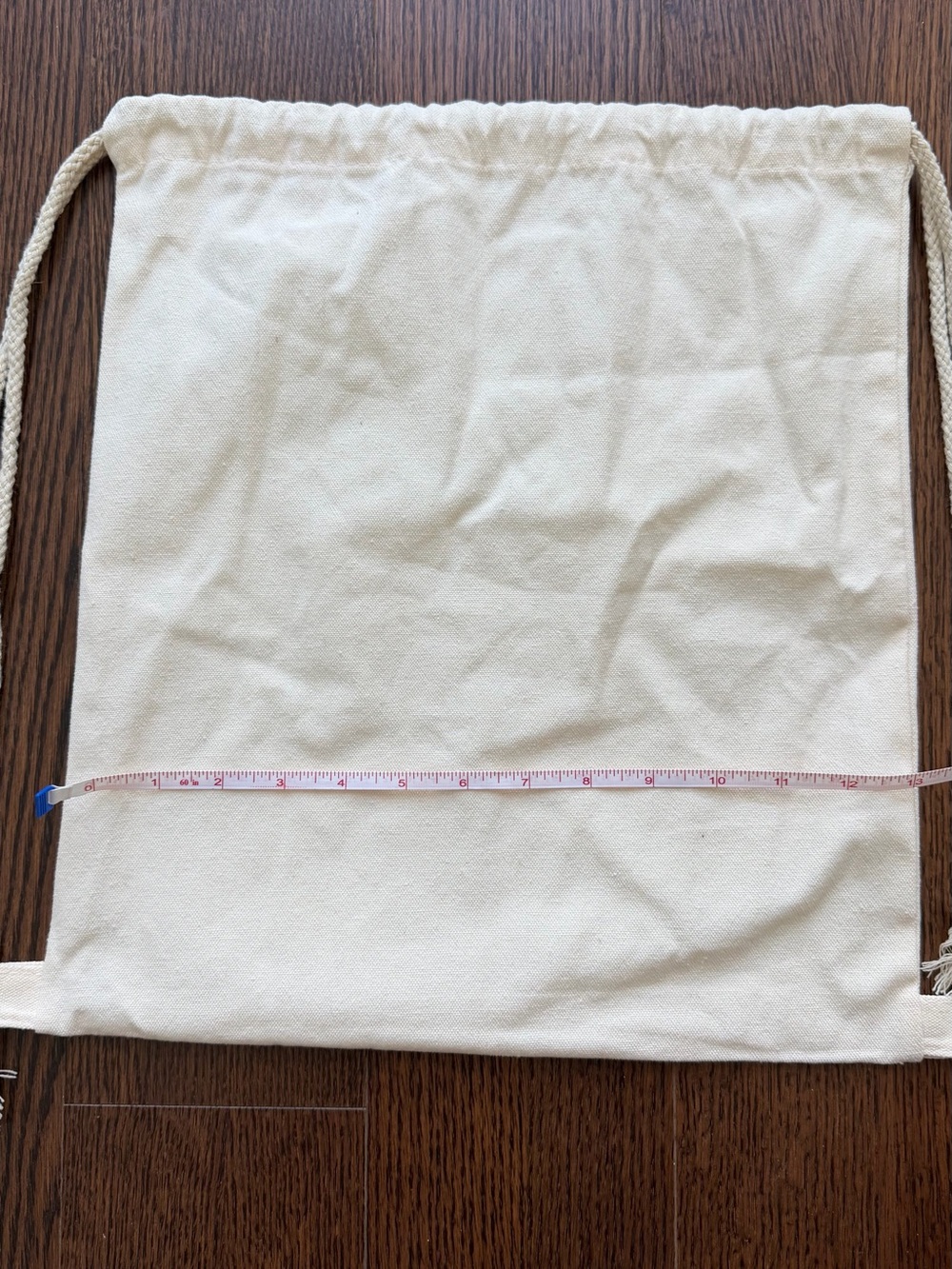 NEW Drawstring Canvas Backpack - Picture 3 of 3